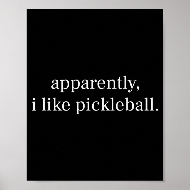 Apparently I Like Ckleball For Men Women Cool Ckle Poster (Front)