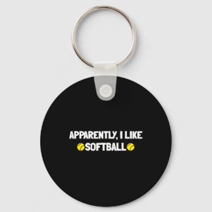 Apparently I Like Softll -for Softll Lovers And Pl Keychain