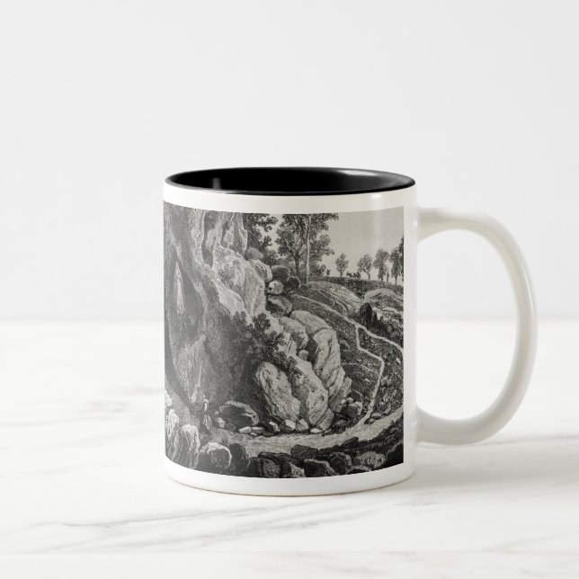 Apparition of the Virgin Mary Two-Tone Coffee Mug (Right)
