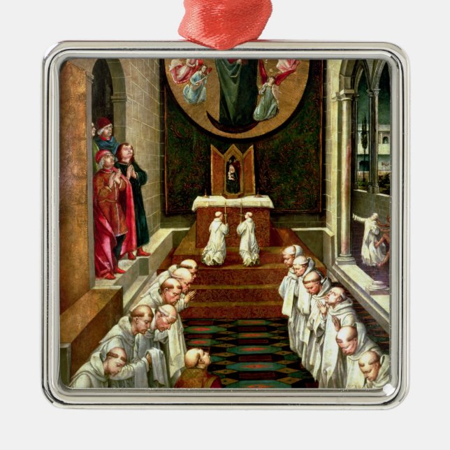 Apparition of the Virgin to a Community Metal Ornament (Front)