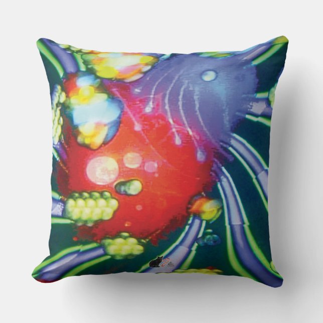 Apparition Spice Throw Pillow (Front)