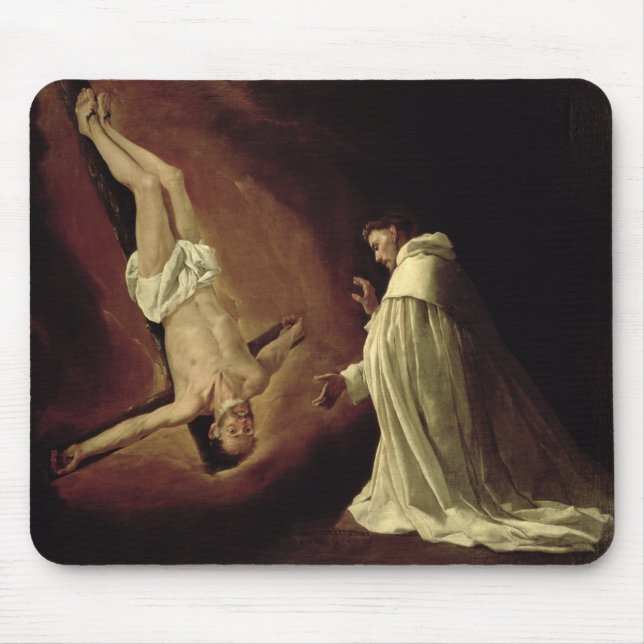 Appearance of St. Peter to St. Peter Nolasco Mouse Pad (Front)