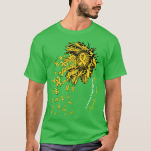 Appendix Awareness sunflower nobody fights alone T-Shirt