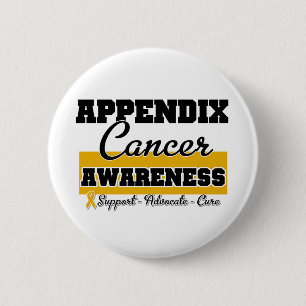 Appendix Cancer Awareness Button