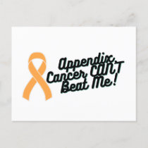 Appendix Cancer CAN'T Beat Me  Postcard