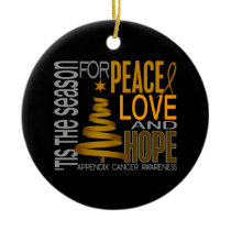 Appendix Cancer Christmas 1 Ornaments