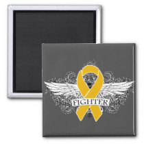 Appendix Cancer Fighter Wings Magnet