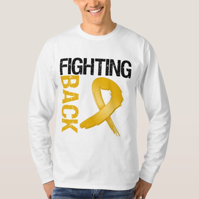 Appendix Cancer Fighting Back T-Shirt (Front)