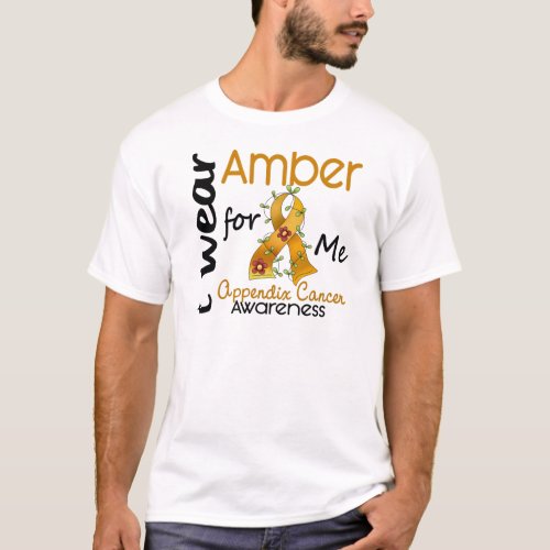 Appendix Cancer I Wear Amber For Me 43 T_Shirt