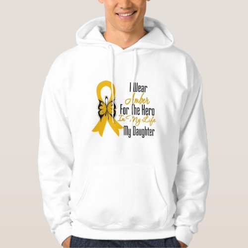 Appendix Cancer Ribbon Hero My Daughter Hoodie