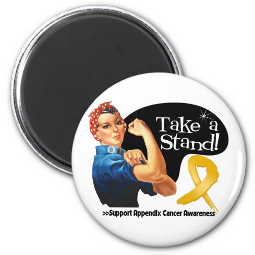 Appendix Cancer Take a Stand Magnet