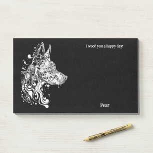 Appenzeller Sennenhund Abstract Art Dog Name  Post-it Notes