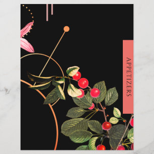 Appetizers Recipe Insert Black & Red Cherries