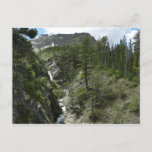 Appistoki Falls and Peak at Glacier National Park Postcard