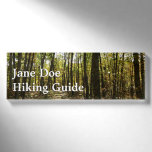 Applachian Trail in October Name Tag