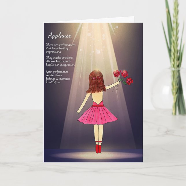 Applause Greeting Card (Front)