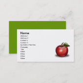 apple_002_Vector_Clipart Business Card (Front/Back)