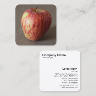 Apple 01 square business card