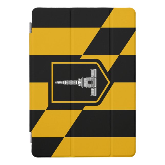 Apple 10.5" iPad Pro with flag of Baltimore. Cover (Front)