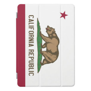 Apple 10.5" iPad Pro with flag of California, USA. iPad Pro Cover
