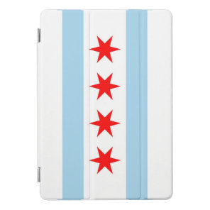 Apple 10.5" iPad Pro with flag of Chicago, USA. Cover