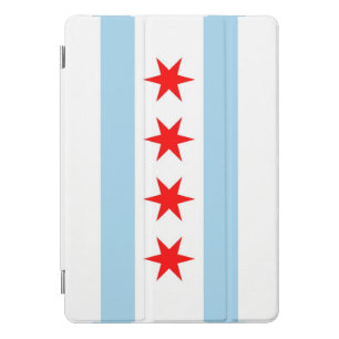 Apple 10.5" iPad Pro with flag of Chicago, USA. iPad Pro Cover