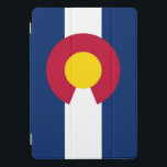 Apple 10.5" iPad Pro with flag of Colorado, USA. iPad Pro Cover<br><div class="desc">Protect your device with state pride using our exclusive iPad Pro 10.5 case featuring the flag of Colorado! Designed to celebrate the beauty and spirit of Colorado, this case showcases the iconic elements of the Colorado flag, including the bold "C" symbol and striking colors. This unique design adds a stylish...</div>