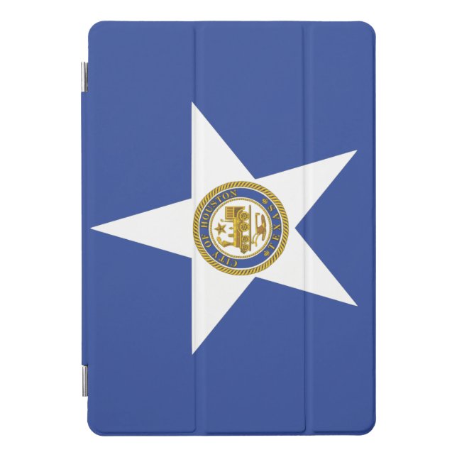 Apple 10.5" iPad Pro with flag of Houston Cover (Front)