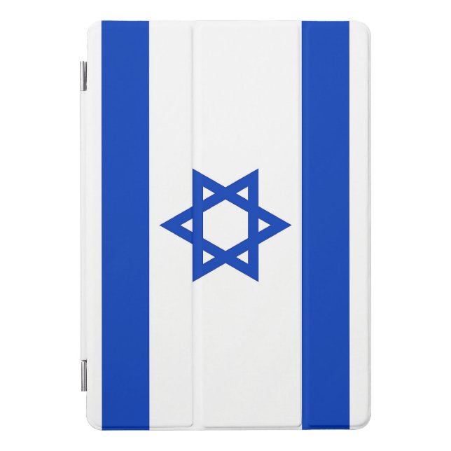 Apple 10.5" iPad Pro with flag of Israel Cover (Front)
