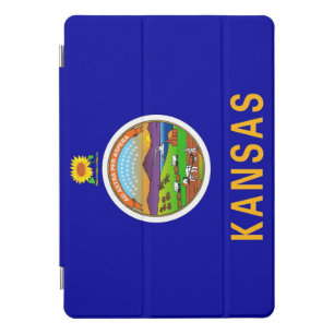 Apple 10.5" iPad Pro with flag of Kansas, USA. Cover