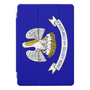 Apple 10.5" iPad Pro with flag of Louisiana, USA. iPad Pro Cover