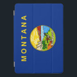 Apple 10.5" iPad Pro with flag of Montana, USA Cover<br><div class="desc">Protect your Apple iPad 10.5 Pro in style with our exclusive case featuring the flag of Montana! This iPad case is not just a functional accessory; it’s a celebration of Montana’s rich heritage and cultural pride. The iconic Montana state flag is beautifully displayed on the case, making it a unique...</div>