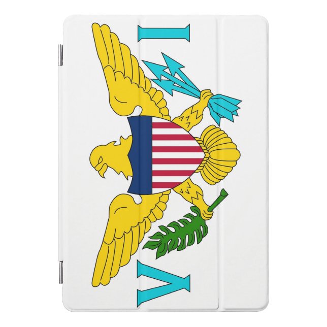 Apple 10.5" iPad Pro with flag of Virgin Islands Cover (Front)