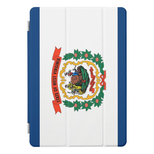 Apple 10.5" iPad Pro with flag of West Virginia Cover (Front)