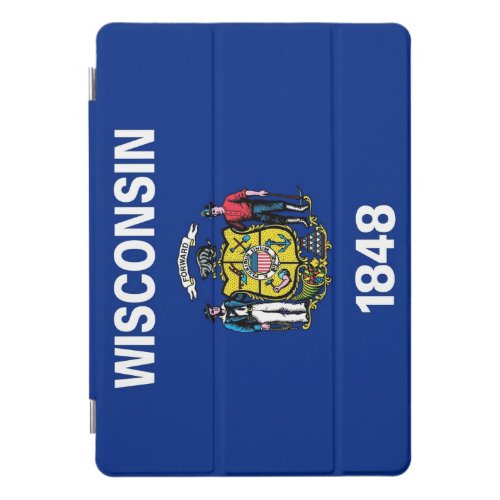 Apple 105 iPad Pro with flag of Wisconsin USA iPad Pro Cover