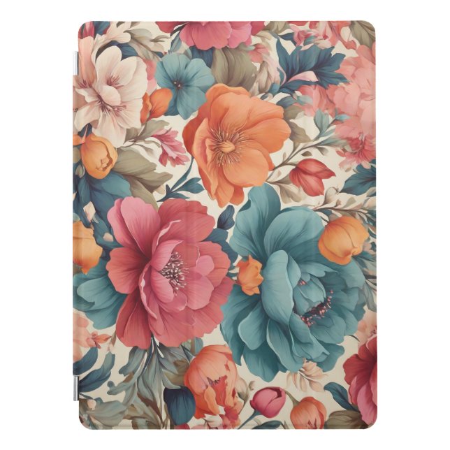 Apple 12.9" iPad Pro Smart Cover Florals pattern (Front)