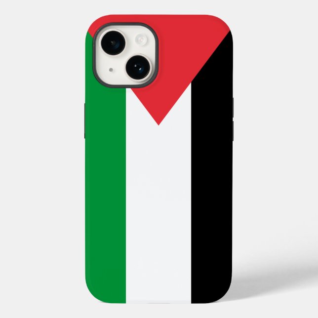 Apple 14 Case-Mate, Palestine flag Case-Mate iPhone Case (Back)