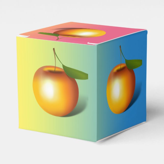 Apple 3-d favor boxes (Front Side)