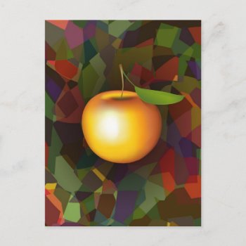 Apple 3-d Postcard by Lidusik at Zazzle