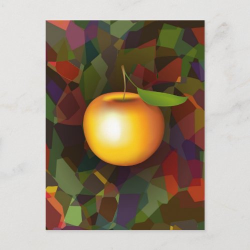 Apple 3_d postcard