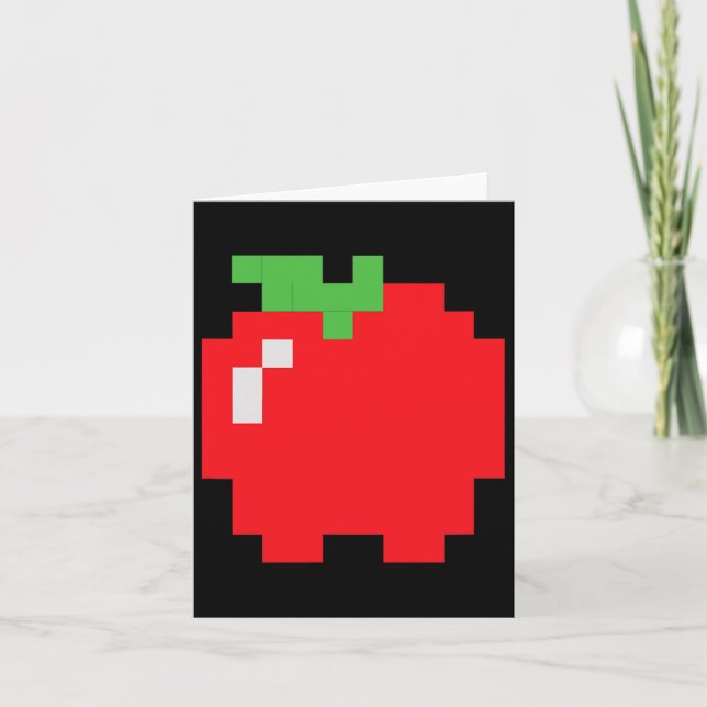 Apple 80s Video Game Halloween Group Costume  Card (Front)