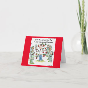 Apple A Day Funny Comic Rick London Card