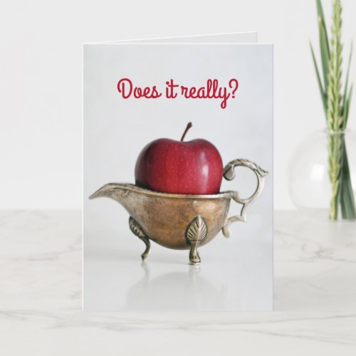 APPLE A DAY GET WELL CARD