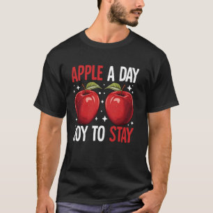 Apple a Day Joy to Stay Apple T-Shirt