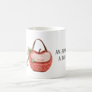 Apple A Day Purse Coffee Mug