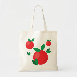 Apple Abstract Tote Bag Customizable