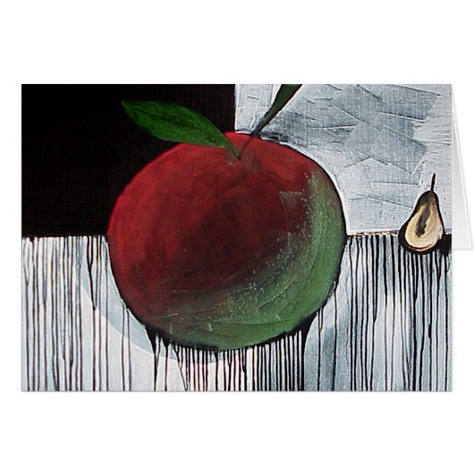 Apple and Pear by Gregory Gallo Cards (Front Horizontal)