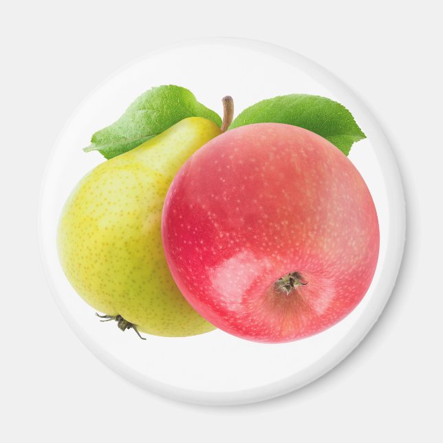 Apple and pear magnet (Front)