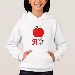Apple and your "A" initial name Hoodie