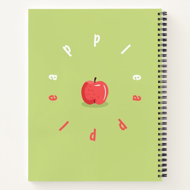 Apple apple #2 notebook (Back)